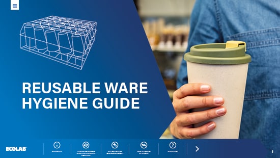 Ecolab Reusable Wares Interactive Brochure Cover
