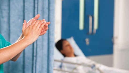 Hand disinfection in PR