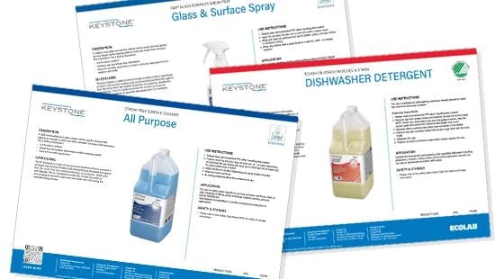Keystone Product Information Sheets