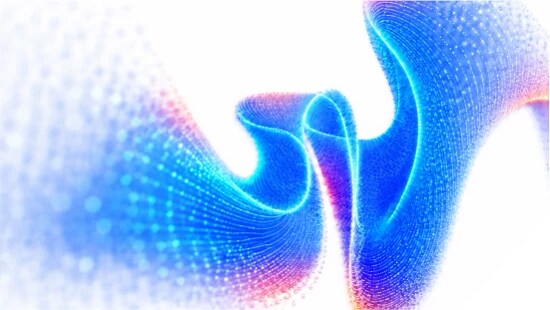 colorful data wave