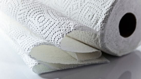 Paper towel roll.